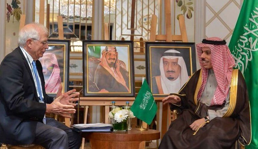 دیدار مسوول سیاست خارجی اروپا با وزیر خارجه عربستان در مونیخ
