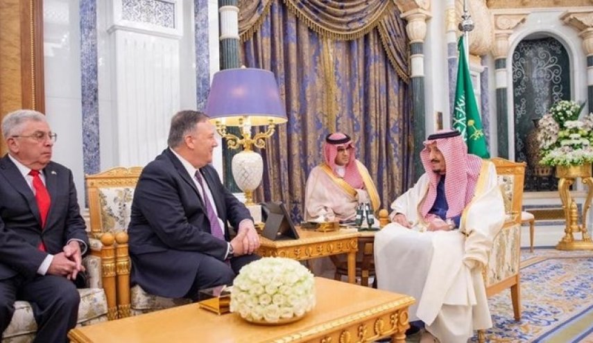 وزیر خارجه آمریکا با شاه سعودی دیدار کرد
