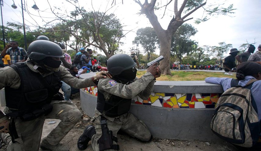 إندلاع إشتباكات في هايتي خلال إحتجاج لقوات الشرطة