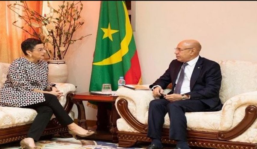 الرئيس الموريتاني يلتقي بوزيرة خارجية إسبانيا في نواكشوط