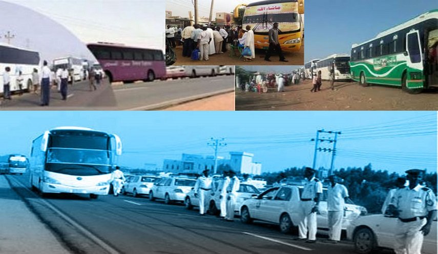 السودان.. سائقي الباصات السفرية في إضراب 