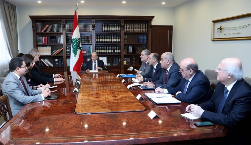 عون: الحكومة اللبنانية تعمل بخطى سريعة لانجاز الخطة الاصلاحية