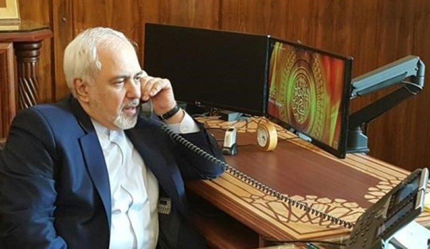 ظریف در گفتگوی تلفنی همتای انگلیسی: با تحریم‌های آمریکا علیه ملت ایران همراهی نکنید