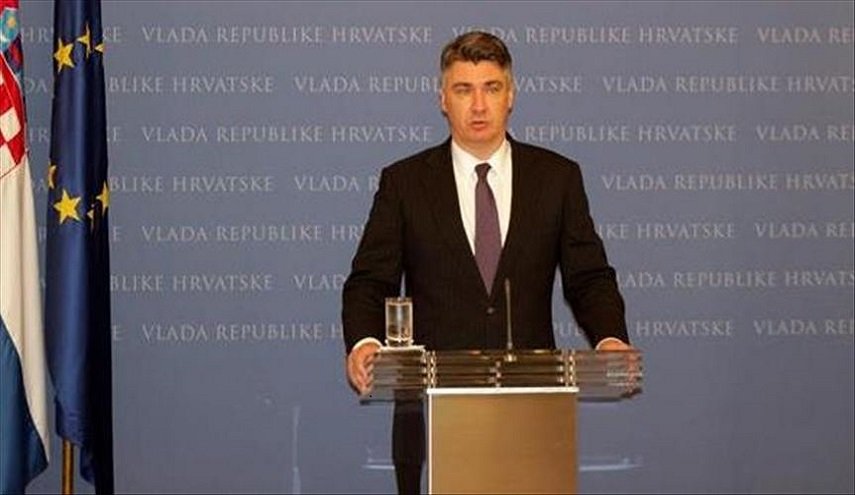 الرئيس الكرواتي يؤكد تضامن بلاده مع ايران في مكافحة 