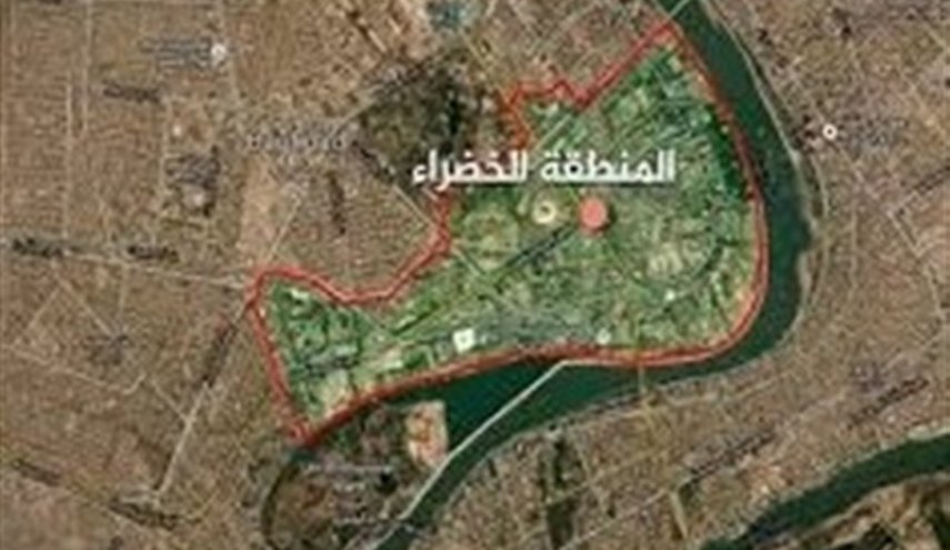 العربیه: یک موشک به حومه منطقه سبز بغداد اصابت کرد
