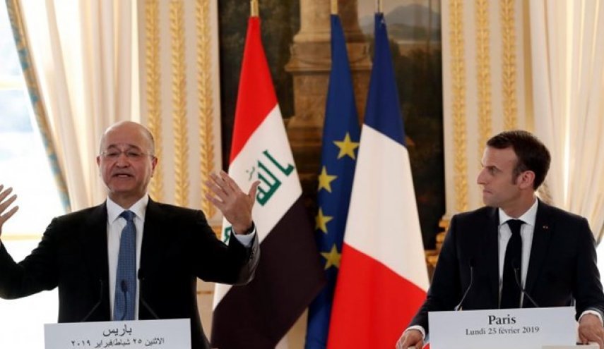 ماكرون يهاتف الرئيس العراقي.. ماذا دار بينهما؟