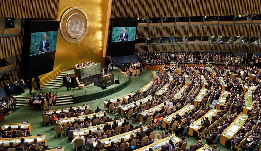  الجمعيّة العامّة للأمم المتحدة توافق على قرار 