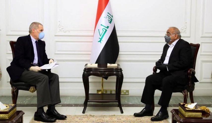 دیدار عبدالمهدی با سفیر آمریکا در عراق