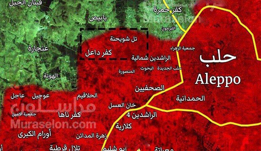 ترکیه 5 روستا در حومه حلب را بمباران کرد