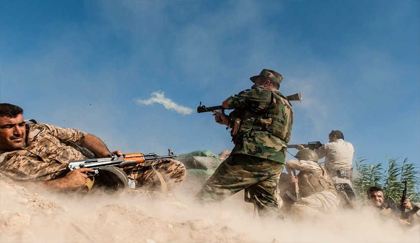 قوة للحشد والجيش تنفذ عملية امنية في صحراء الانبار