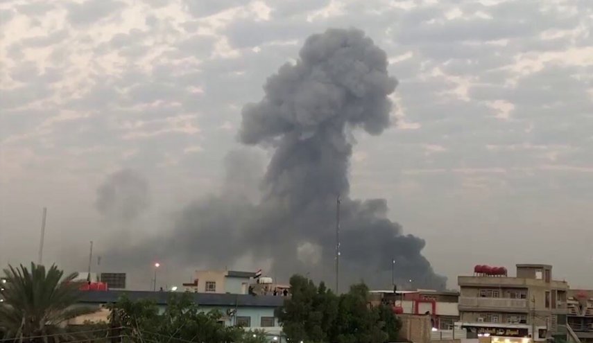 شلیک راکت به سوی یک شرکت چینی در جنوب شرق بغداد