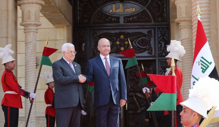 تاکید برهم صالح و محمود عباس بر هماهنگی‌های مشترک
