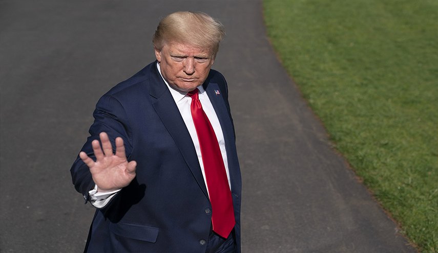 ترامب يغادر البيت الأبيض لأول مرة منذ اكثر من شهر