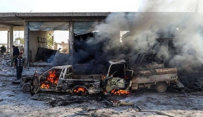 انفجار عبوة ناسفة بسيارة لفصيل مسلح بريف حلب الشمالي