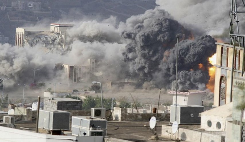 حمله هوایی عربستان به استان حجه یمن