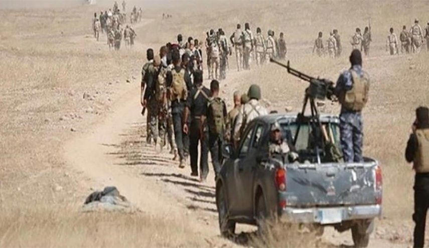رزمایش الحشد الشعبی در مرز عراق و سوریه/ عملیات نظامی گسترده در کمربند بغداد
