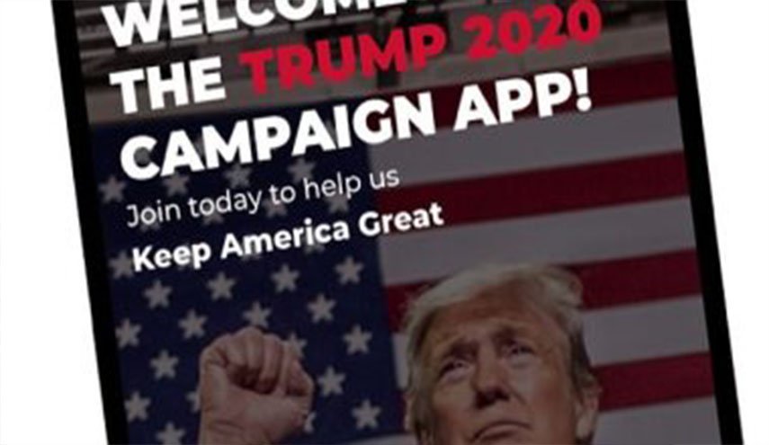 أداة تجسس في جيبك.. تحذيرات من خطر تطبيق حملة ترامب 2020 على المستخدمين