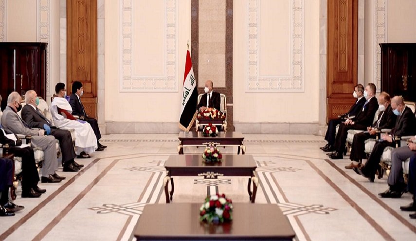 الرئيس العراقي يؤكد على سيادة البلاد ووقف الخروقات التركية