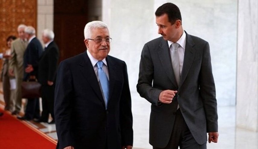 رسالة من محمود عباس الى الرئيس الأسد