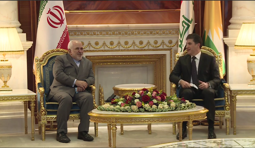 ظریف در دو مرحله با رئیس اقلیم کردستان عراق گفت وگو کرد
