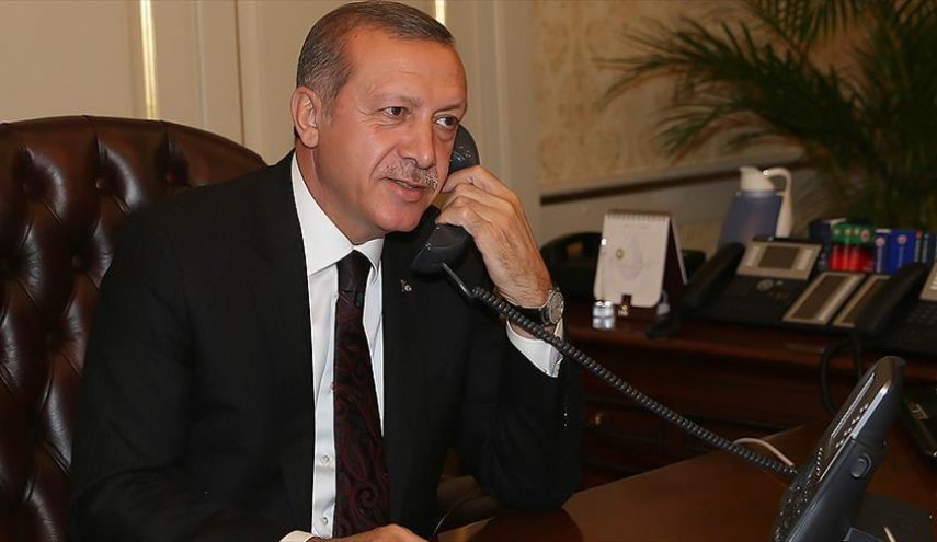 گفتگوی تلفنی اردوغان با مقامات عراق، پاکستان و تونس