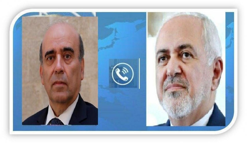 ظریف با همتای لبنانی گفتگو کرد /آمادگی ایران برای ارائه کمک به لبنان