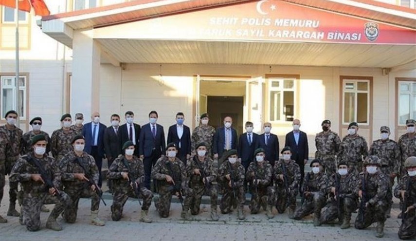بازدید رئیس پلیس ترکیه از اعزاز سوریه
