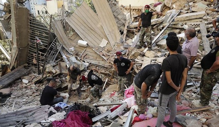 تاکنون 43 نفر از کشته‌های انفجار بیروت،‌ سوری هستند