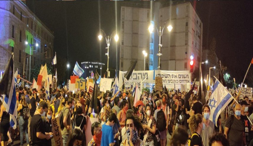 استمرار التظاهرات المطالبة برحيل نتنياهو للأسبوع الحادي عشر 