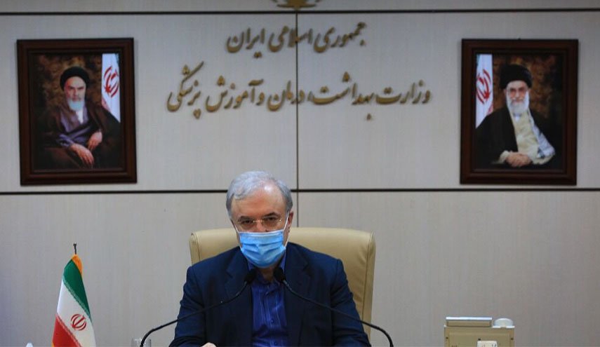 وزير الصحة الايراني يدعو الى حملة عالمية لوقف الحظر الامريكي