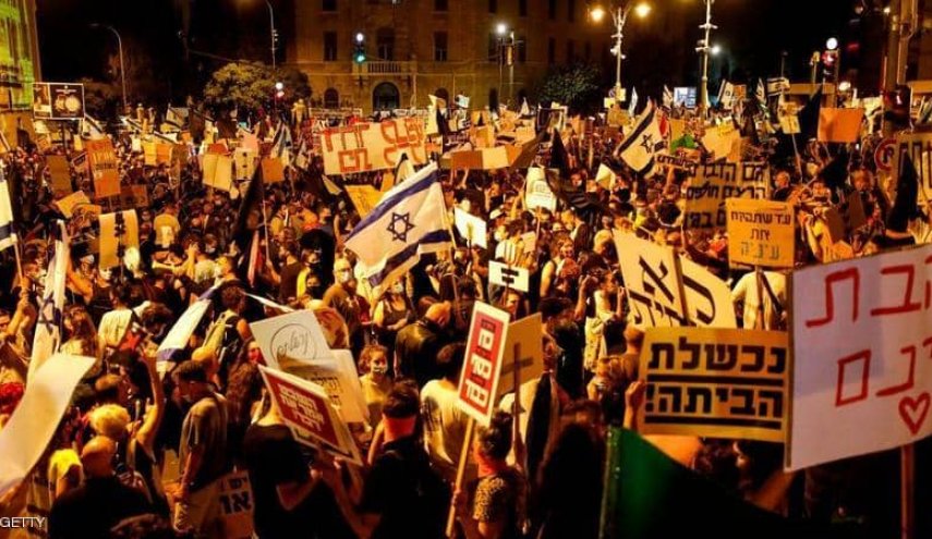 چهارمین هفته متوالی تظاهرات علیه نتانیاهو
