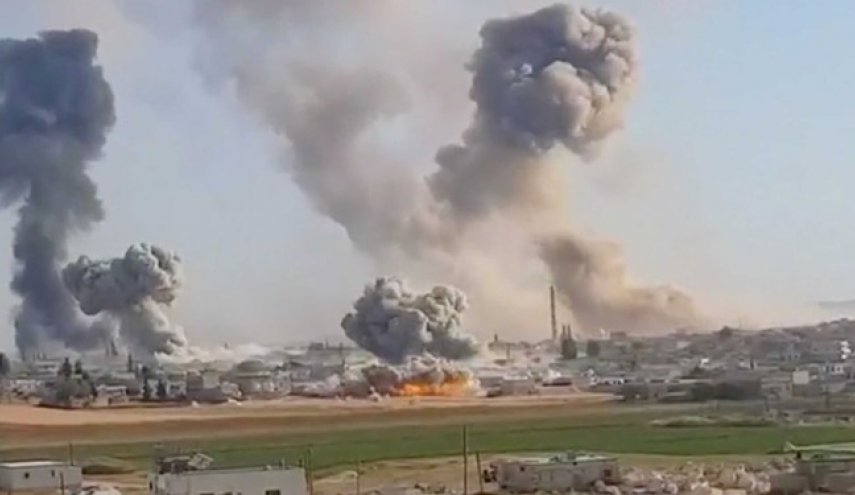 وقوع چند انفجار در ادلب سوریه
