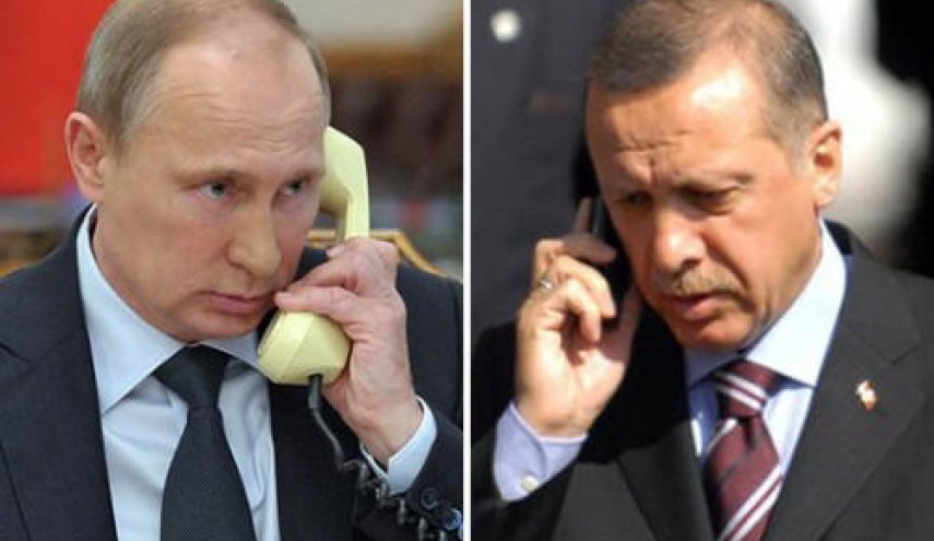 گفتگوی تلفنی پوتین و اردوغان درباره اوضاع قره‌ باغ
