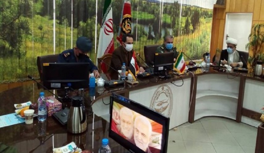 قائد طيران الجيش الايراني يستقبل نظيره العراقي