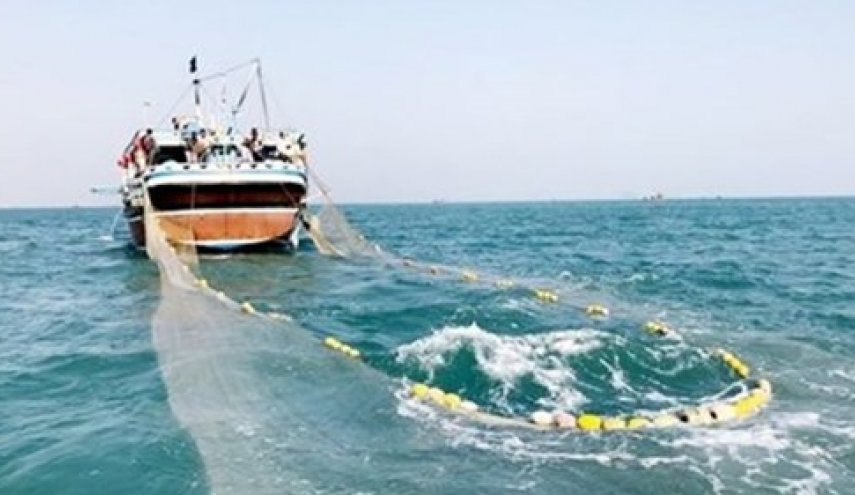 توقیف سفينتي صيد غير مشروع في جنوب ايران