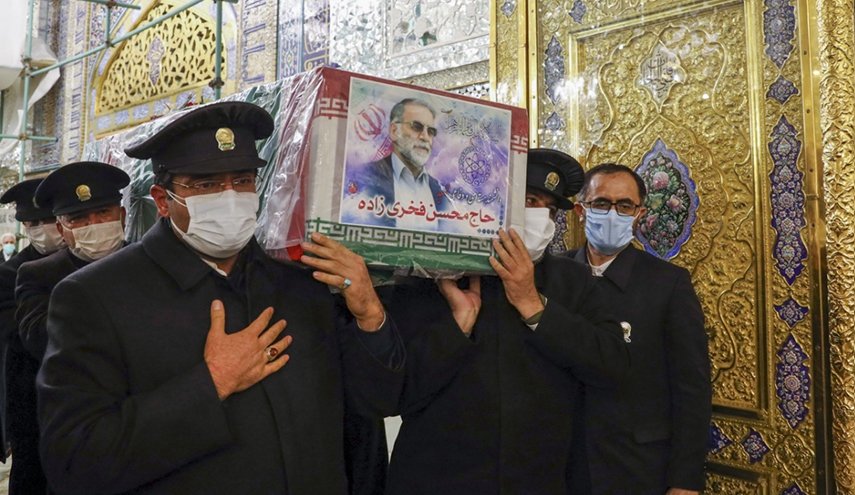 تشييع جثمان الشهيد فخري زادة صباح اليوم الاثنين في طهران