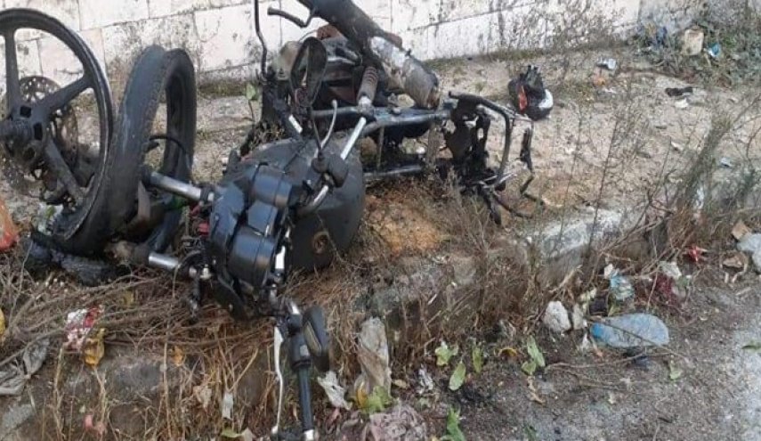 انفجار موتورسیکلت بمب‌گذاری شده در مناطق تحت اشغال ترکیه در شمال سوریه