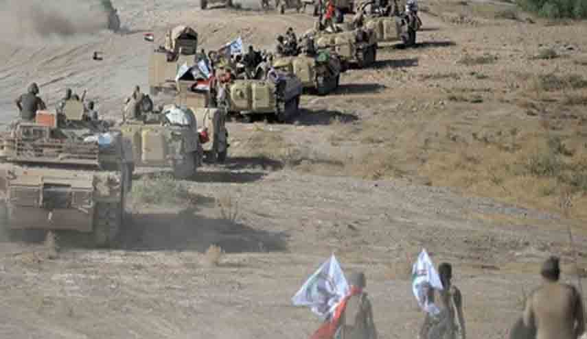 عملیات الحشد الشعبی علیه تروریست ها در مرز عراق با عربستان