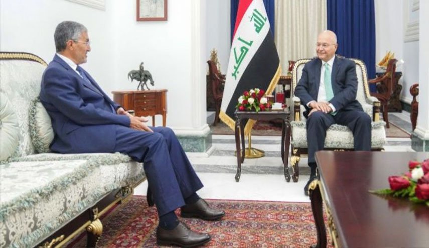 برهم صالح يبحث مستجدات السياسة مع أمين عام الحزب الإسلامي العراقي