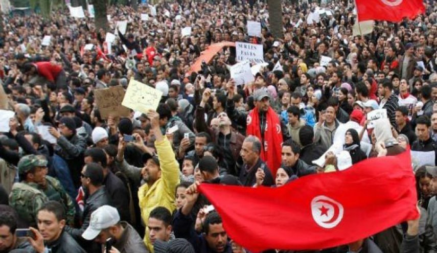 ادامه تظاهرات در تونس در اعتراض به اوضاع اقتصادی 
