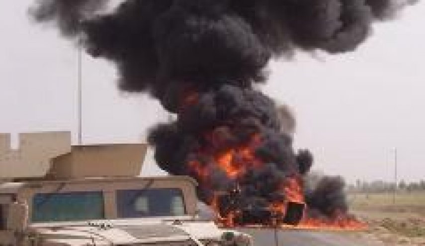 تفجير جديد بعبوة ناسفة يستهدف رتلاً للتحالف الامريكي جنوب بغداد