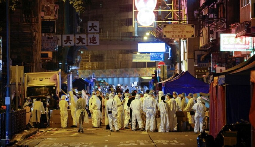 هونغ كونغ..انتقادات بسبب فرض حجر صحي على حي سكني 
