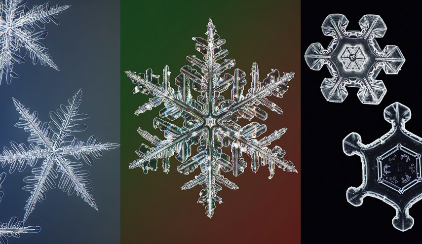 شاهد الصور الأعلى دقة على الإطلاق لرقائق الثلج تعكس تفاصيل بلورات الجليد