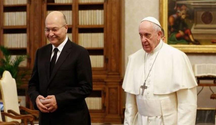 رئاسة جمهورية العراق تناقش زيارة بابا الفاتيكان