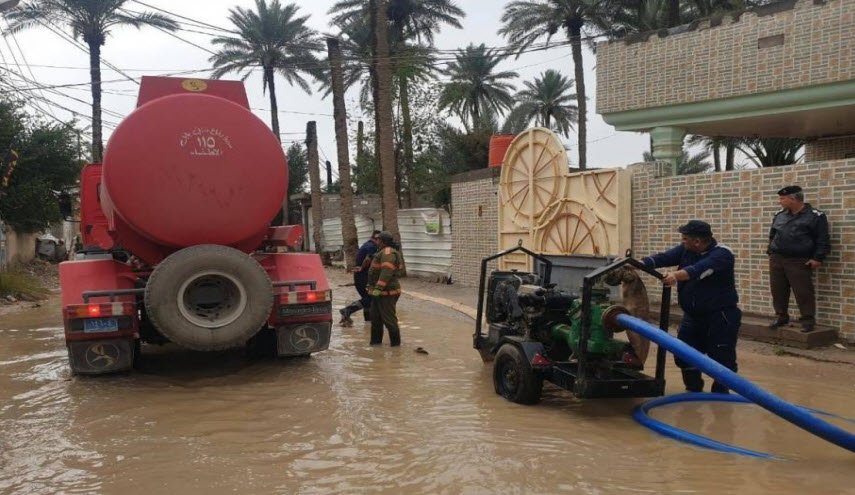 اتخاذ إجراءات لانقاذ ثلاث محافظات من الغرق في العراق