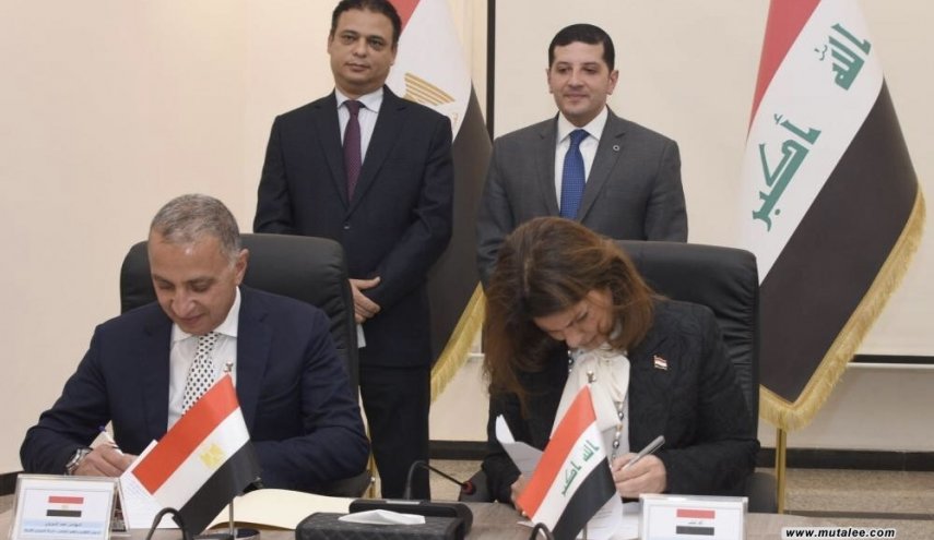العراق ومصر يوقعان مذكرة تفاهم لانشاء منطقة صناعية متكاملة في بغداد
