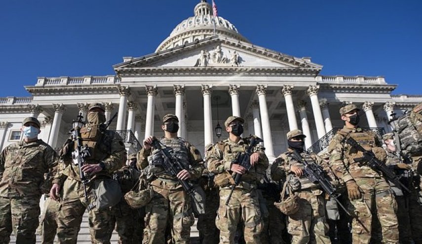 5000 نیروی گارد ملی آمریکا در واشنگتن به حالت آماده باش درآمدند