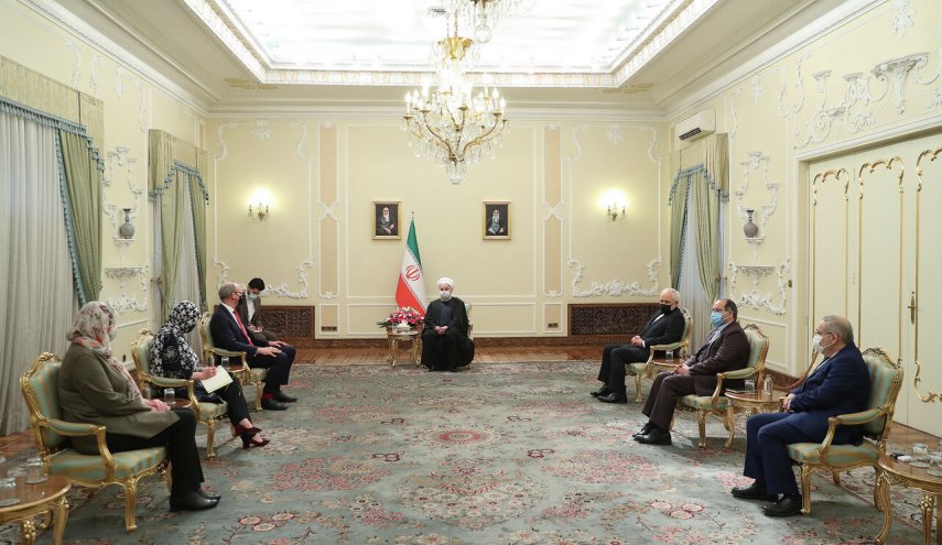 روحاني: على الاطراف المعنية بالاتفاق النووي الالتزام بتنفيذ قرار 2231