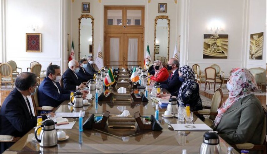 دیدار و گفت‌وگوی وزیران امور خارجه ایران و ایرلند در تهران