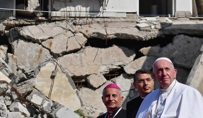 البابا يعد بدعم ملف اعمار الموصل